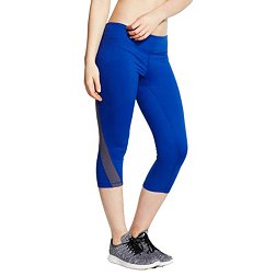  UURUN Workout Capri Leggings for Women, High Waisted Compression  Cutout Mesh Yoga Pants with Pockets, Cropped, Alpine Green, XS : Sports &  Outdoors