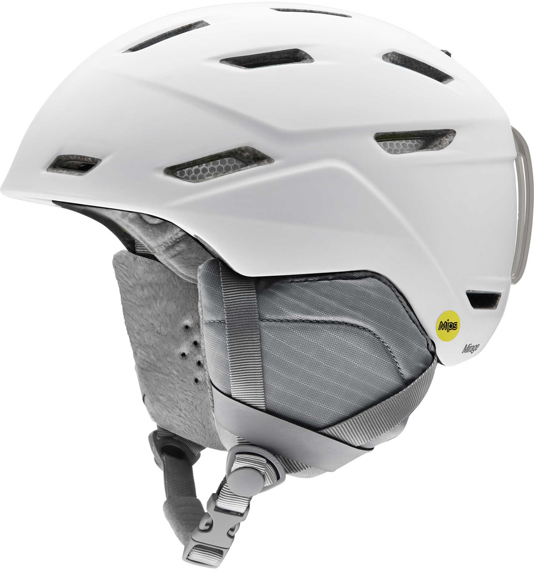 Photos - Protective Gear Set Smith Adult Mirage MIPS Snow Helmet, Men's, Large, Matte White 19SOPADLTMR 