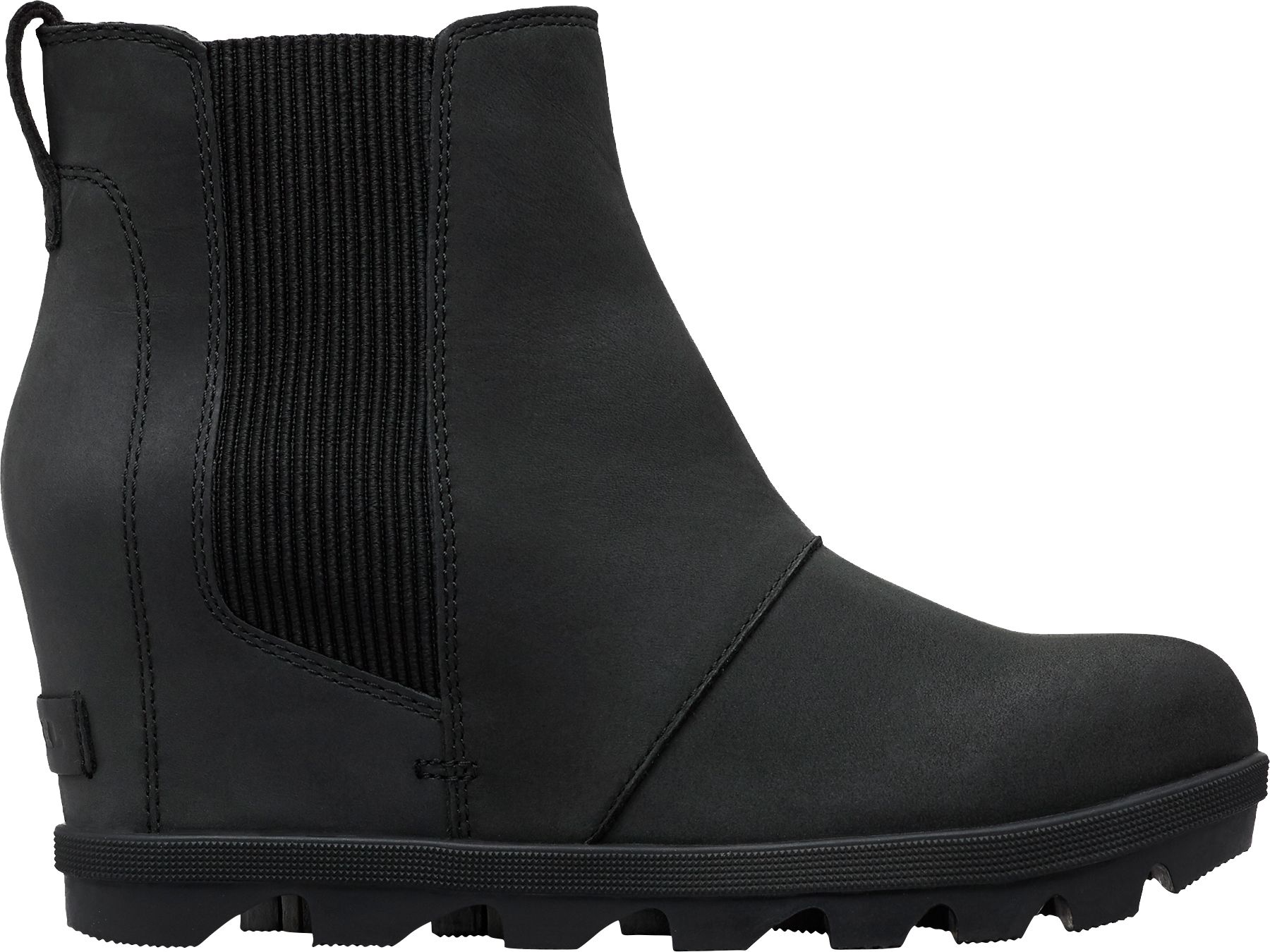 joan waterproof wedge felt chelsea boot