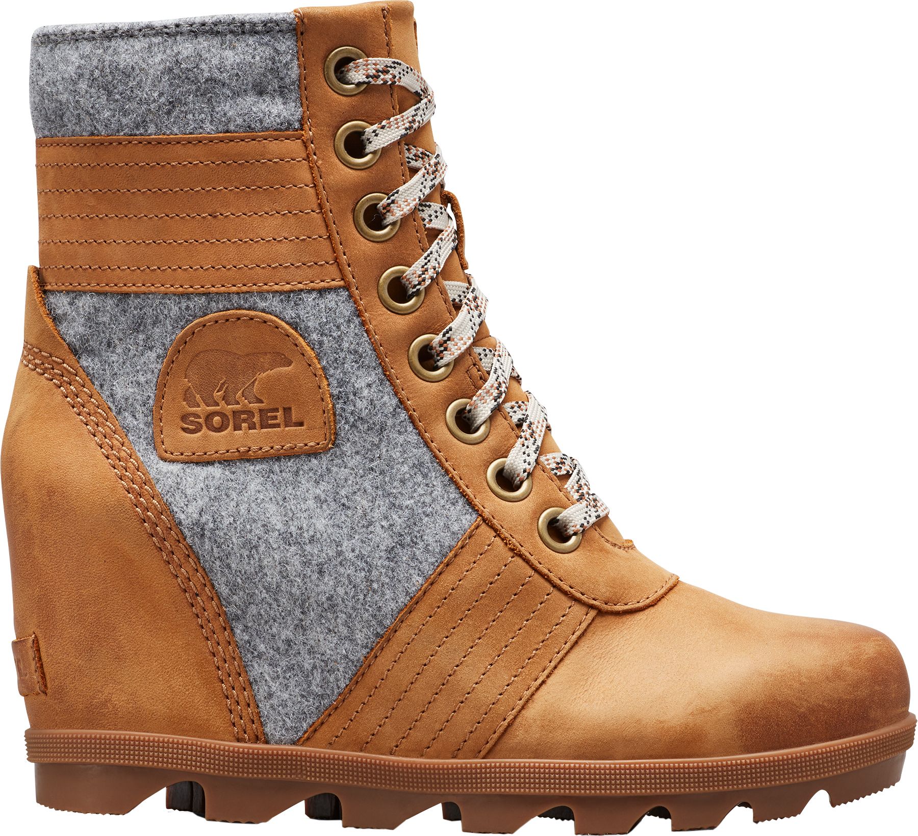 sorel women's lexie wedge casual boots