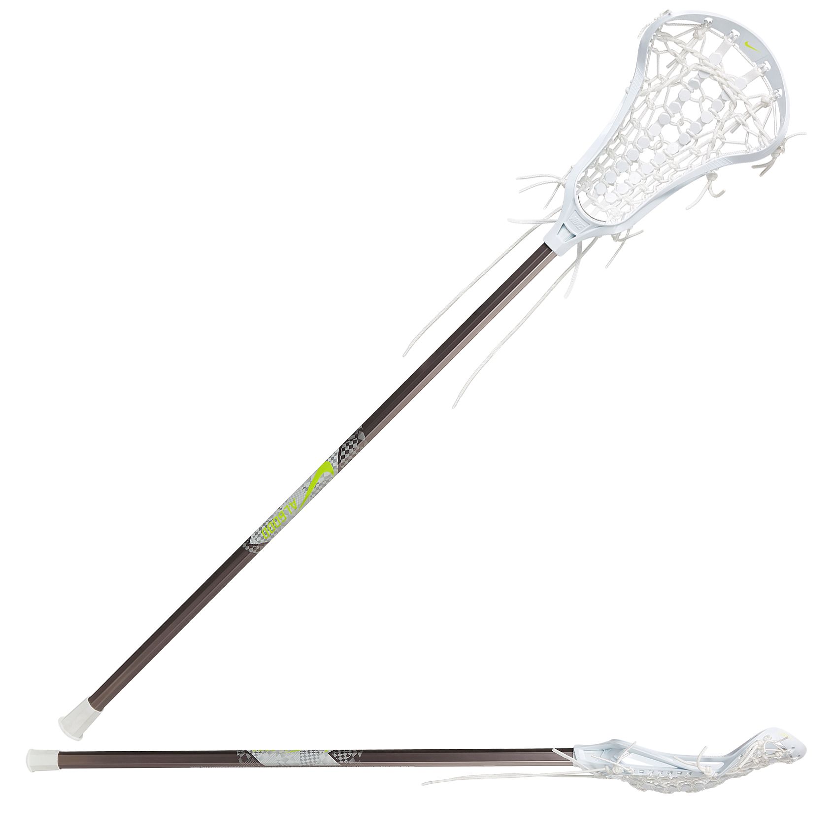 Nike Women's Lunar 2 on Lunar Composite Lacrosse Stick, Black