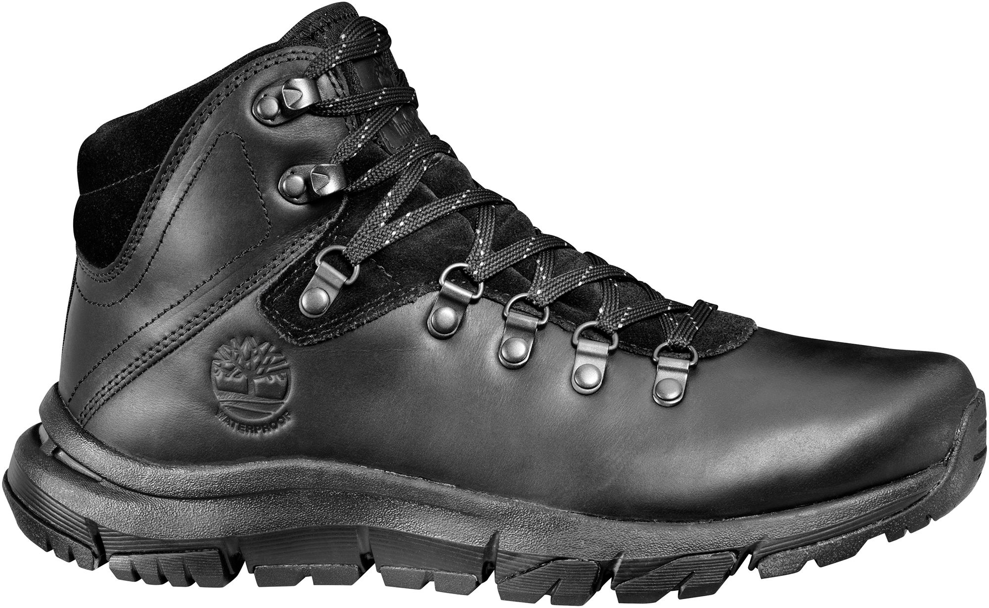 black timberland hiking boots
