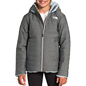 The North Face Girls' Reversible Mossbud Swirl Insulated Parka
