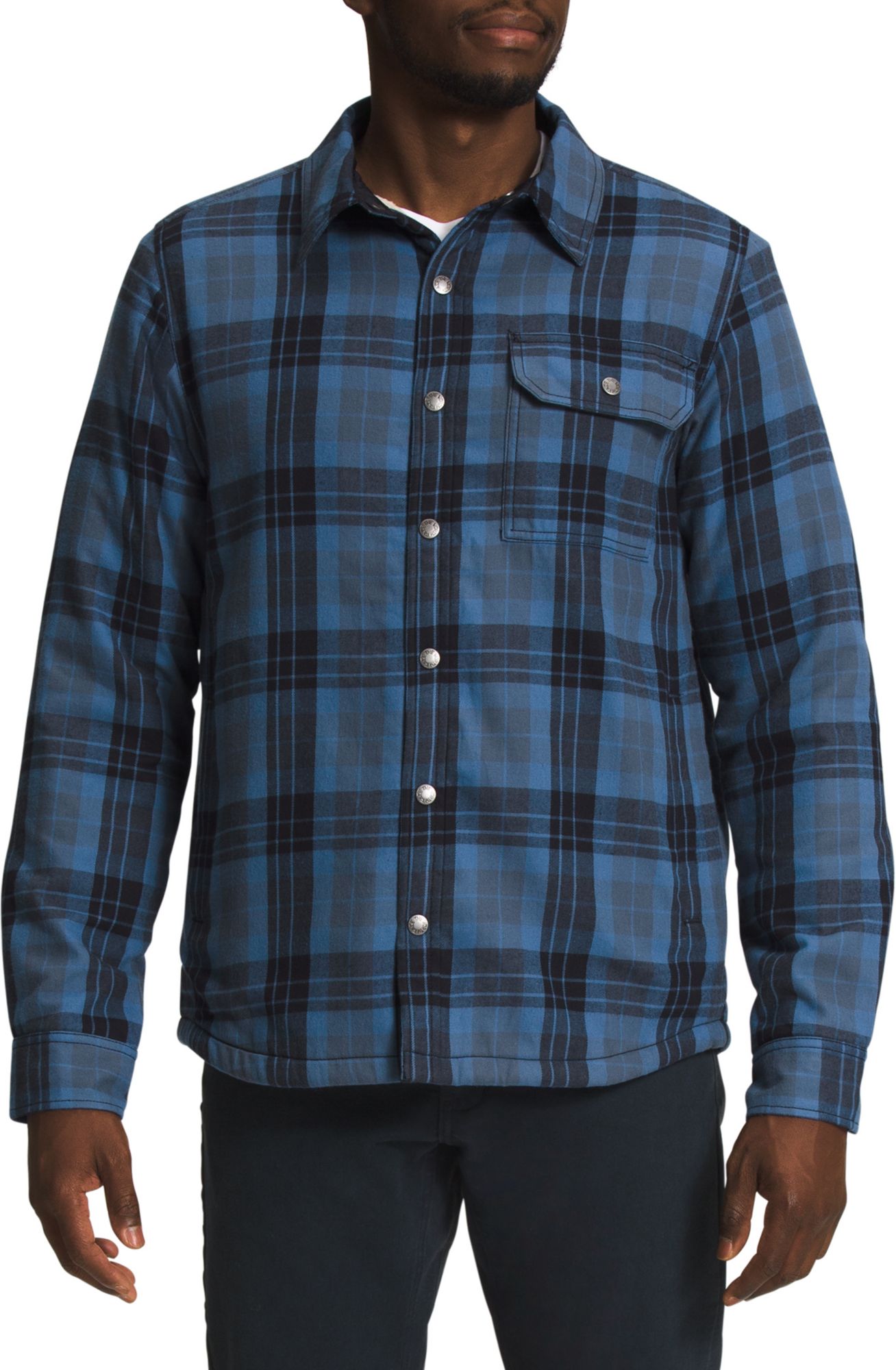 Shady Blue M Icon Plaid