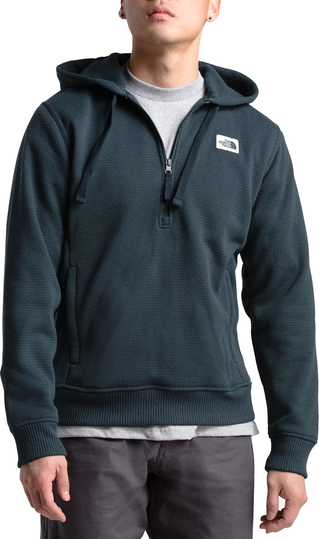 mens north face zip hoodie