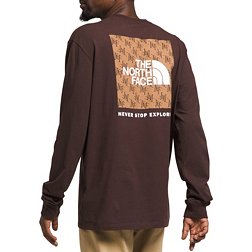 The North Face Rogue Graphic Long-Sleeve T-Shirt - Men's Pink Clay, XL