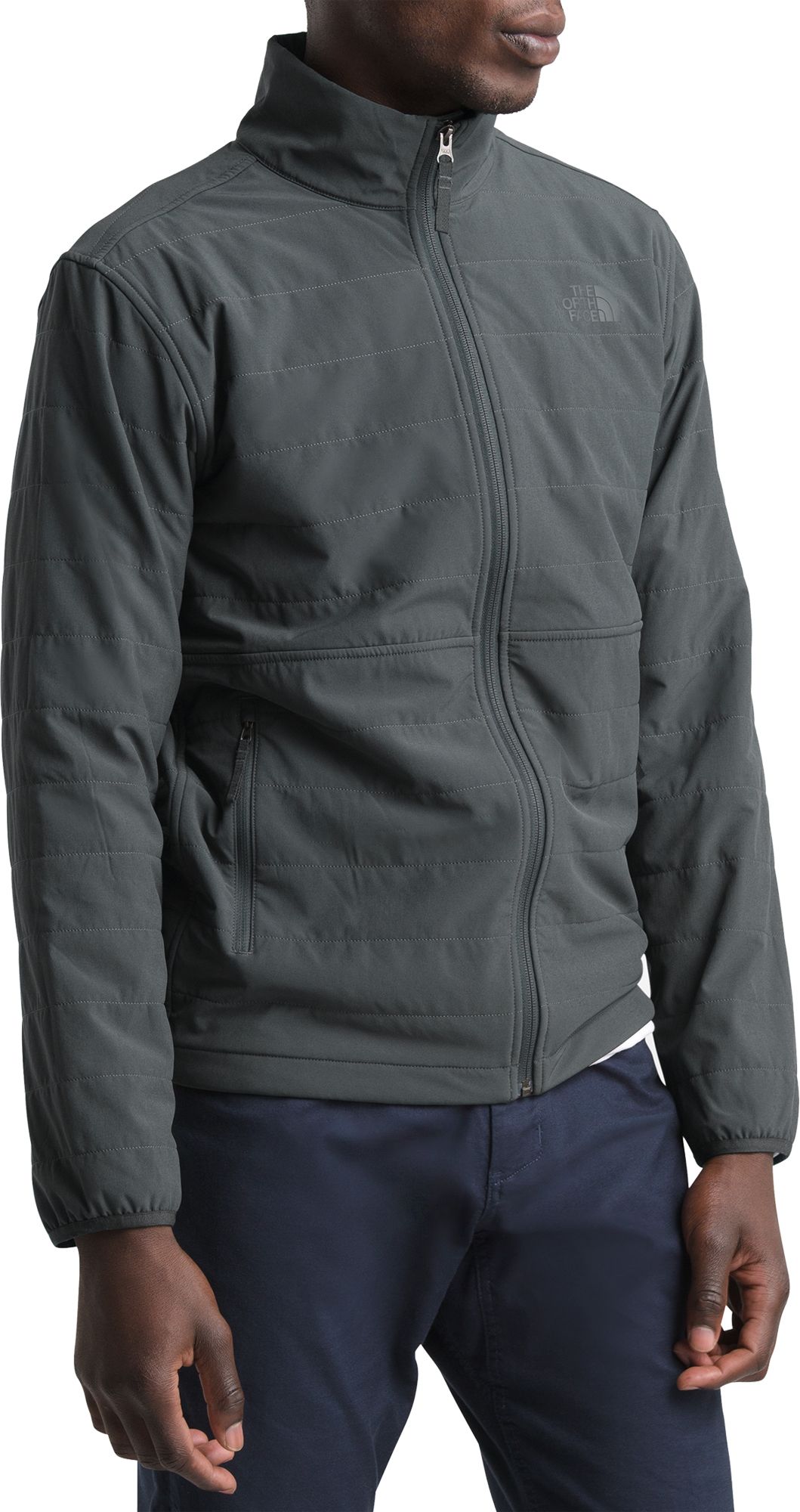 north face grey padded jacket