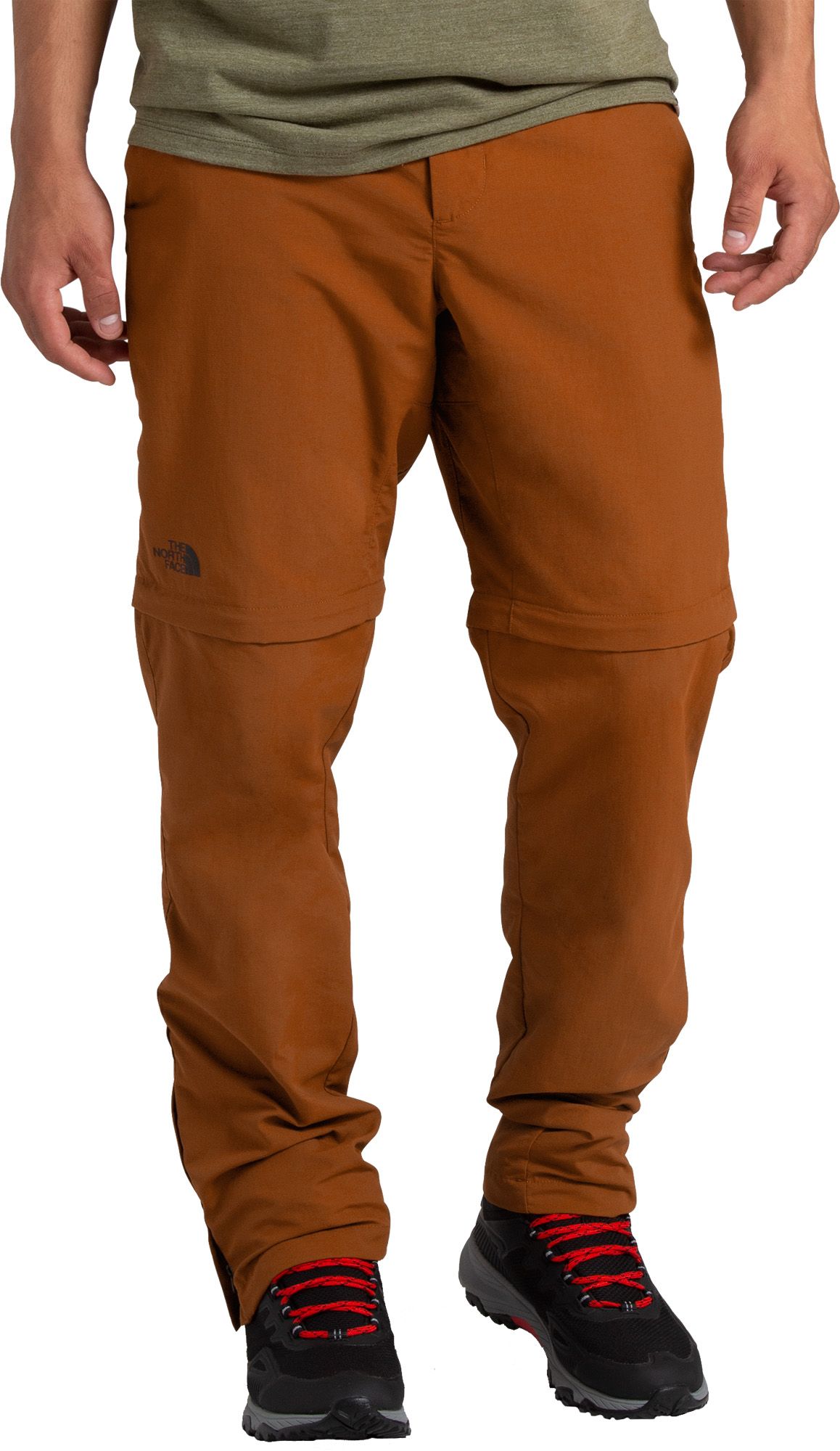 north face zip off trousers mens