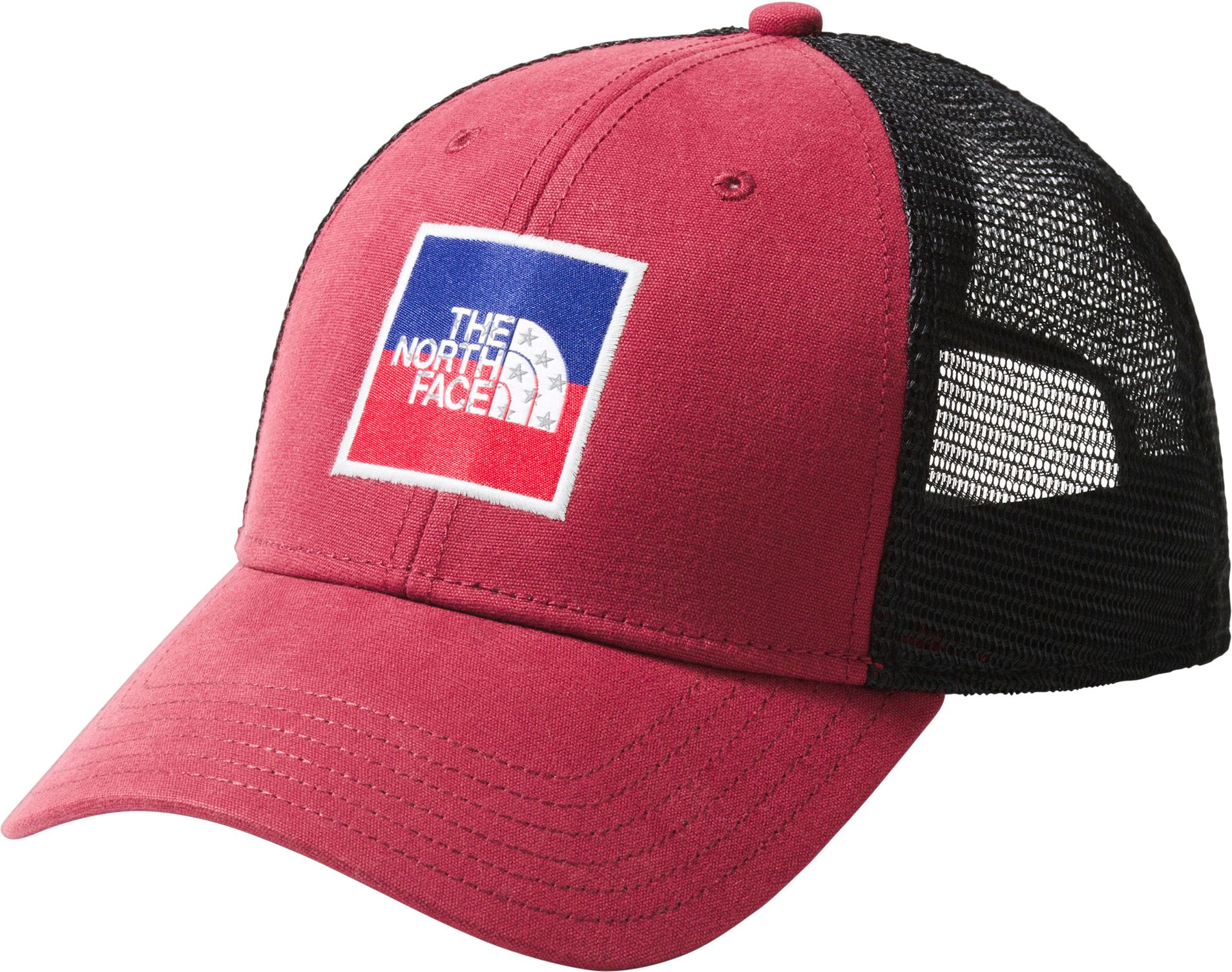 mens north face trucker hat