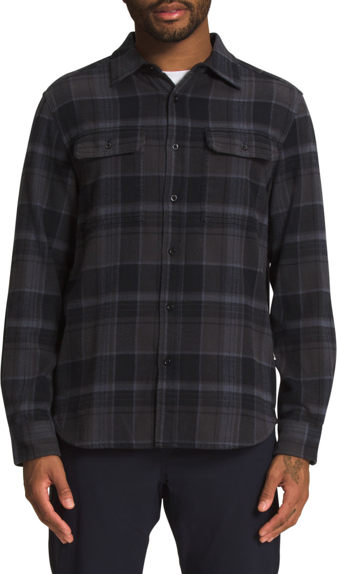 Tnf Black Large Hd Plaid