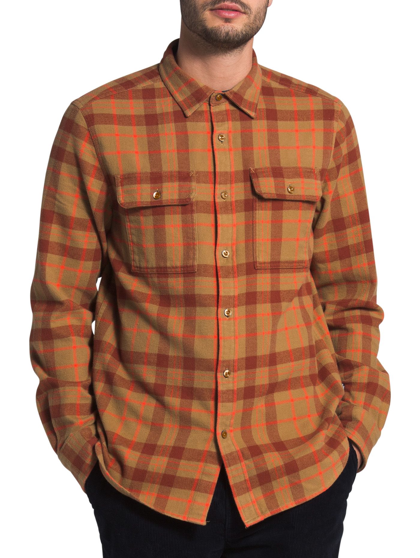 north face men's flannel shirts