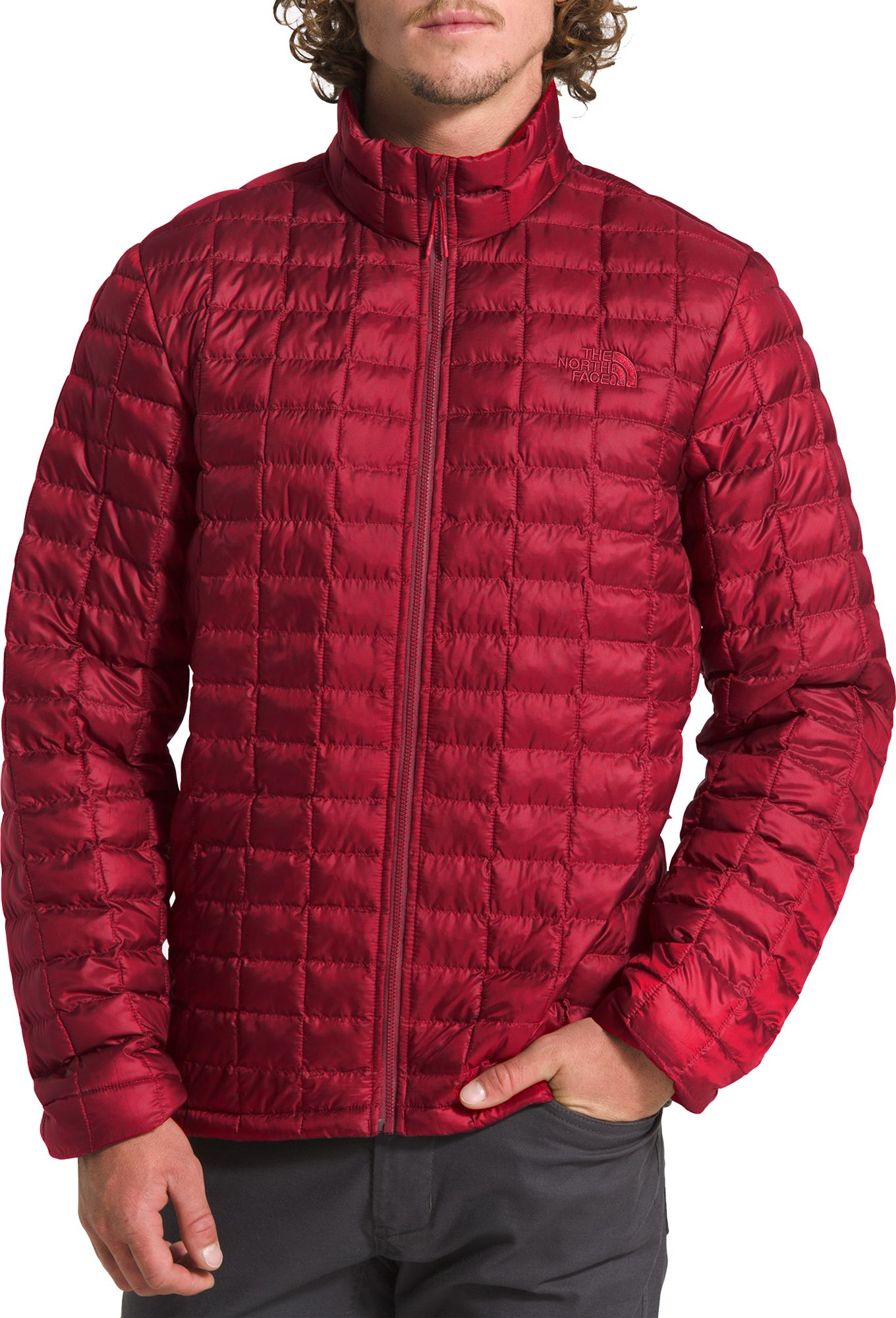the north face men's thermoball jacket urban navy matte