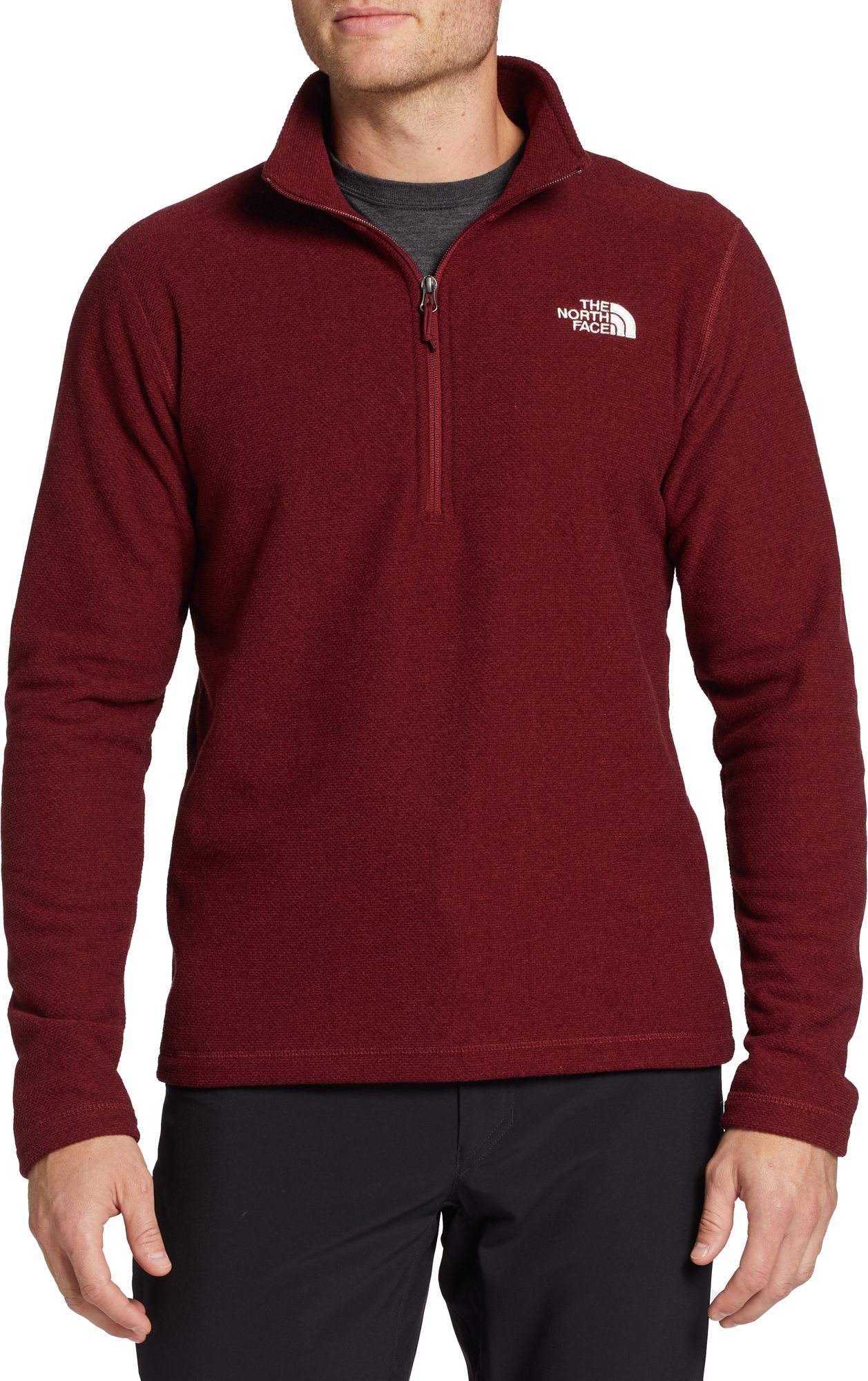 The North Face Men's Textured Cap Rock Fleece 1/4 Zip Pullover