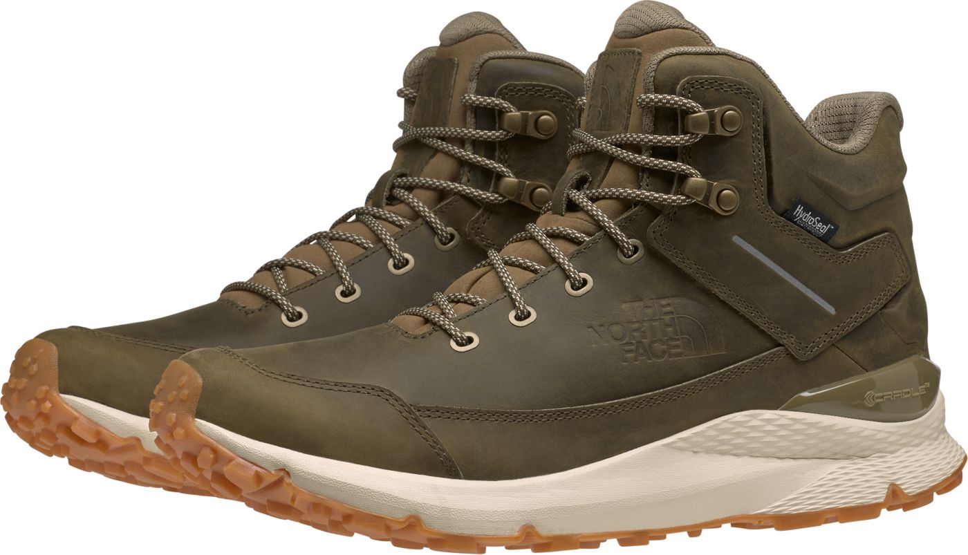 The North Face Men's Vals Mid Leather Waterproof Hiking Boots | DICK'S ...