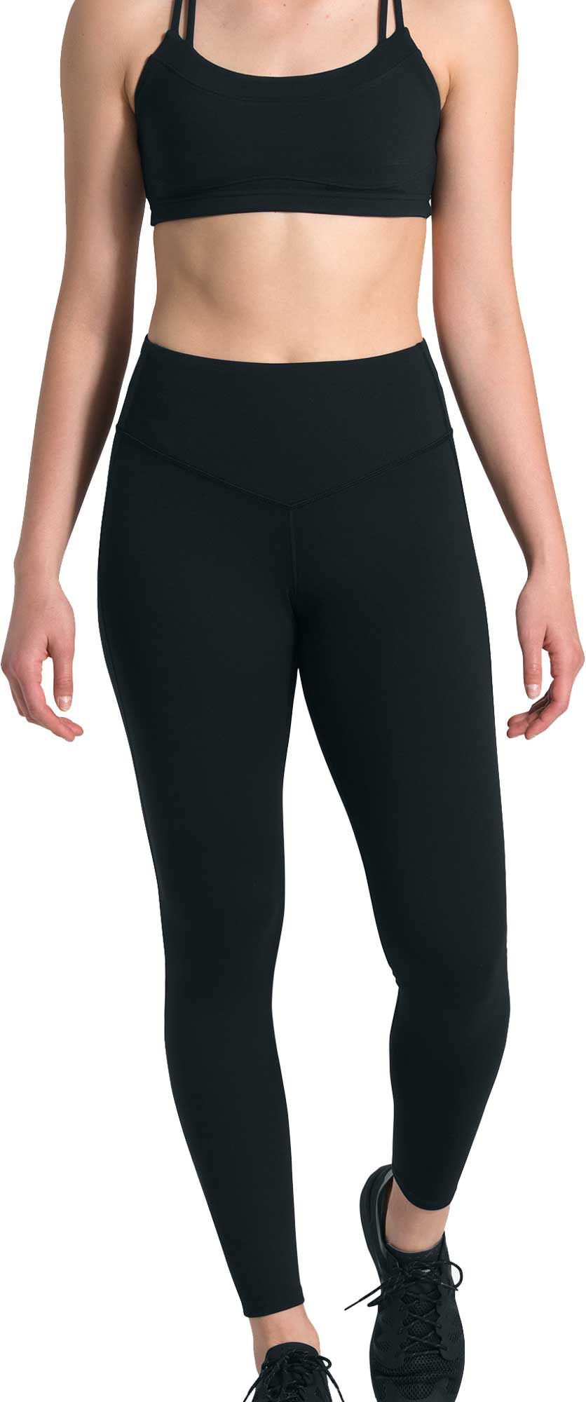 north face winter warm mid rise tights