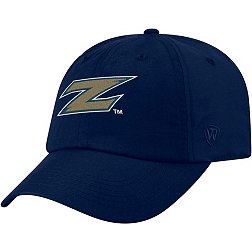 Top of the World Men's Akron Zips Navy Staple Adjustable Hat