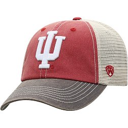Top of the World Men's Indiana Hoosiers Crimson/White Off Road Adjustable Hat