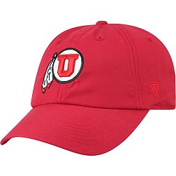 Top of the World Men's Utah Utes Crimson Staple Adjustable Hat