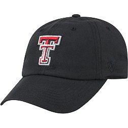 Top of the World Men's Texas Tech Red Raiders Staple Adjustable Black Hat