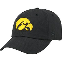 Top of the World Men's Iowa Hawkeyes Staple Adjustable Black Hat