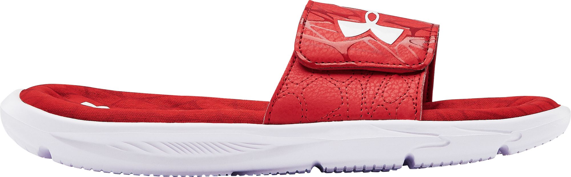 red under armour sandals