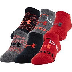 Under Armour Boys' Essential Lite Low Cut Socks - 6 Pack