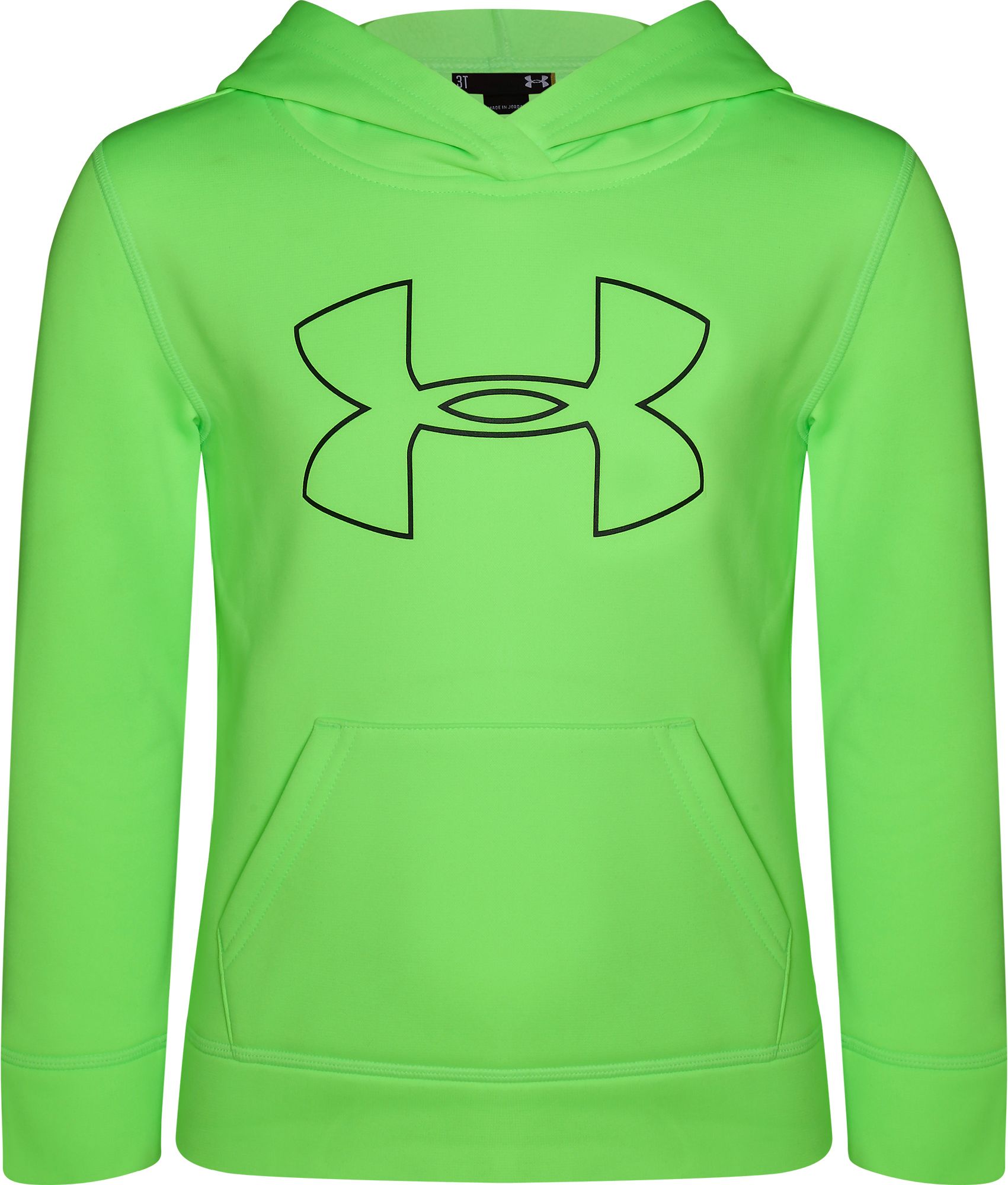 bright green under armour hoodie