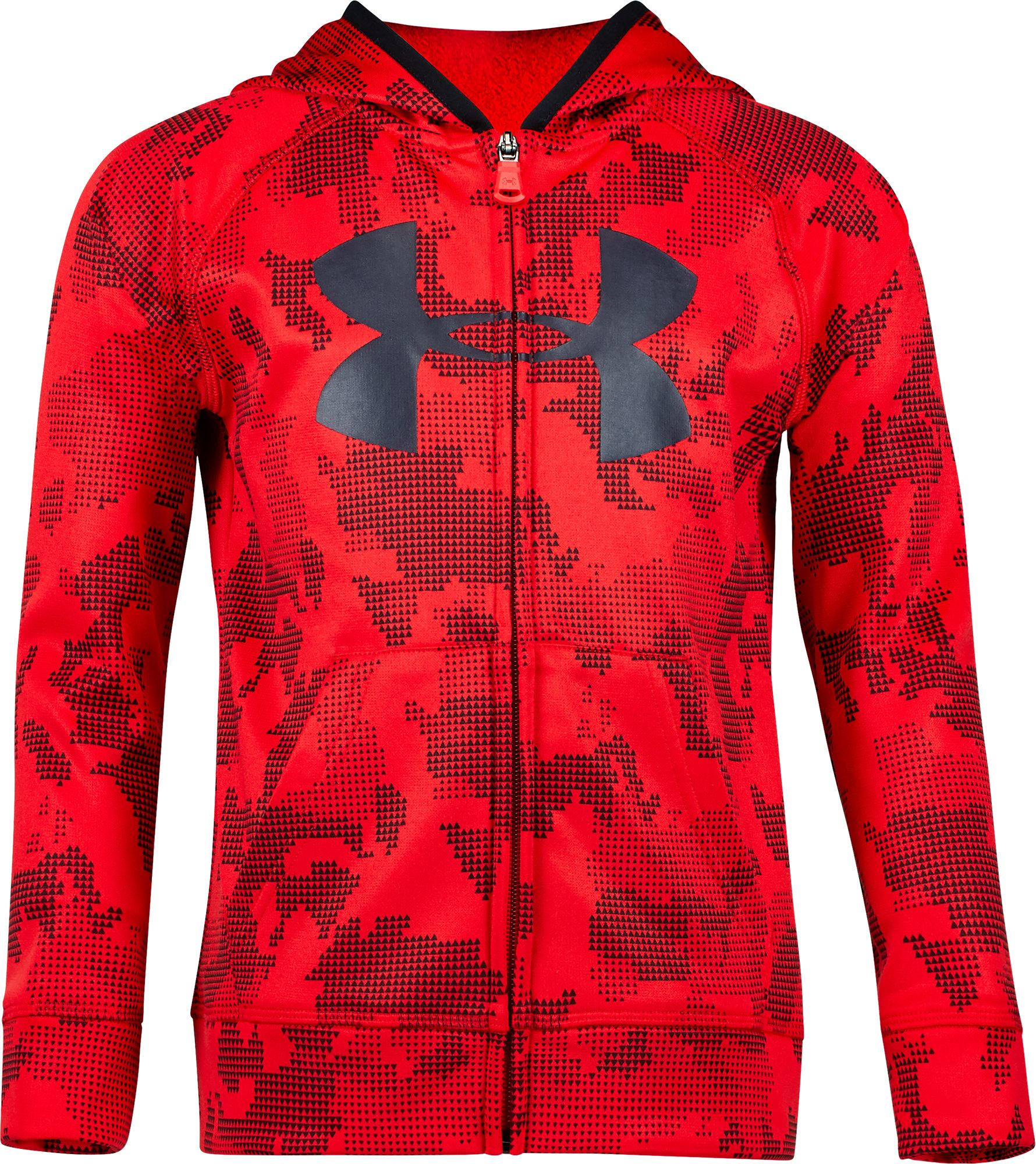 red camo under armour hoodie