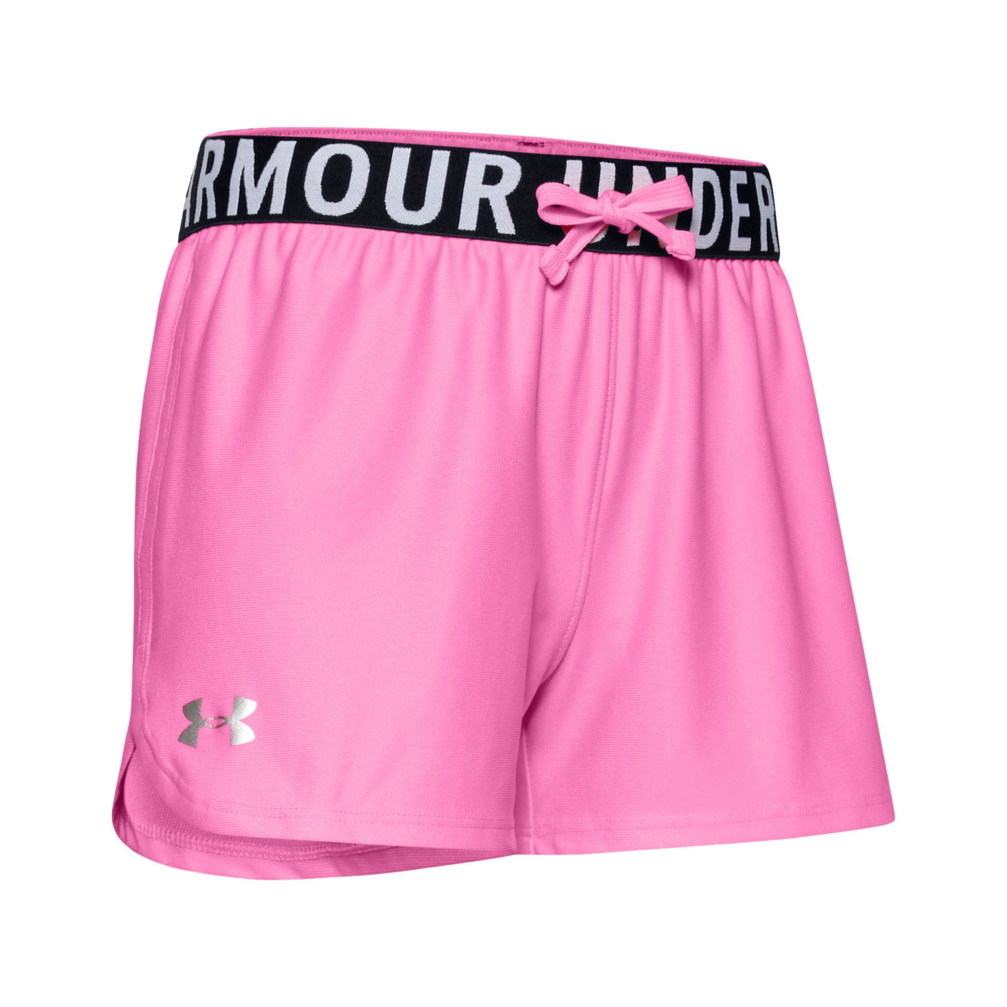 under armour shorts pink