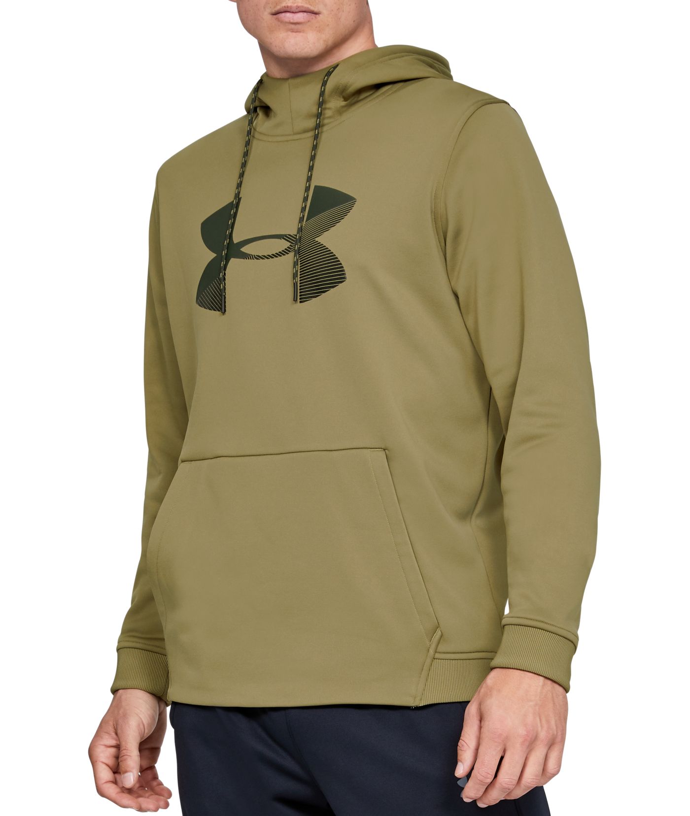 Under Armour Men's Armour Fleece Big Logo Graphic Hoodie (Regular and