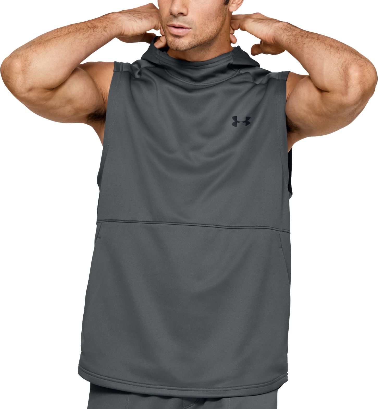 big and tall sleeveless hoodie