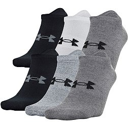 Under Armour Men's Essential Lite No Show Socks - 6 Pack