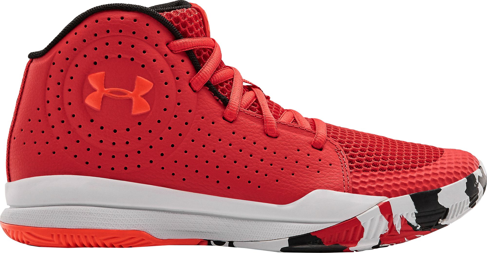 red under armour basketball shoes