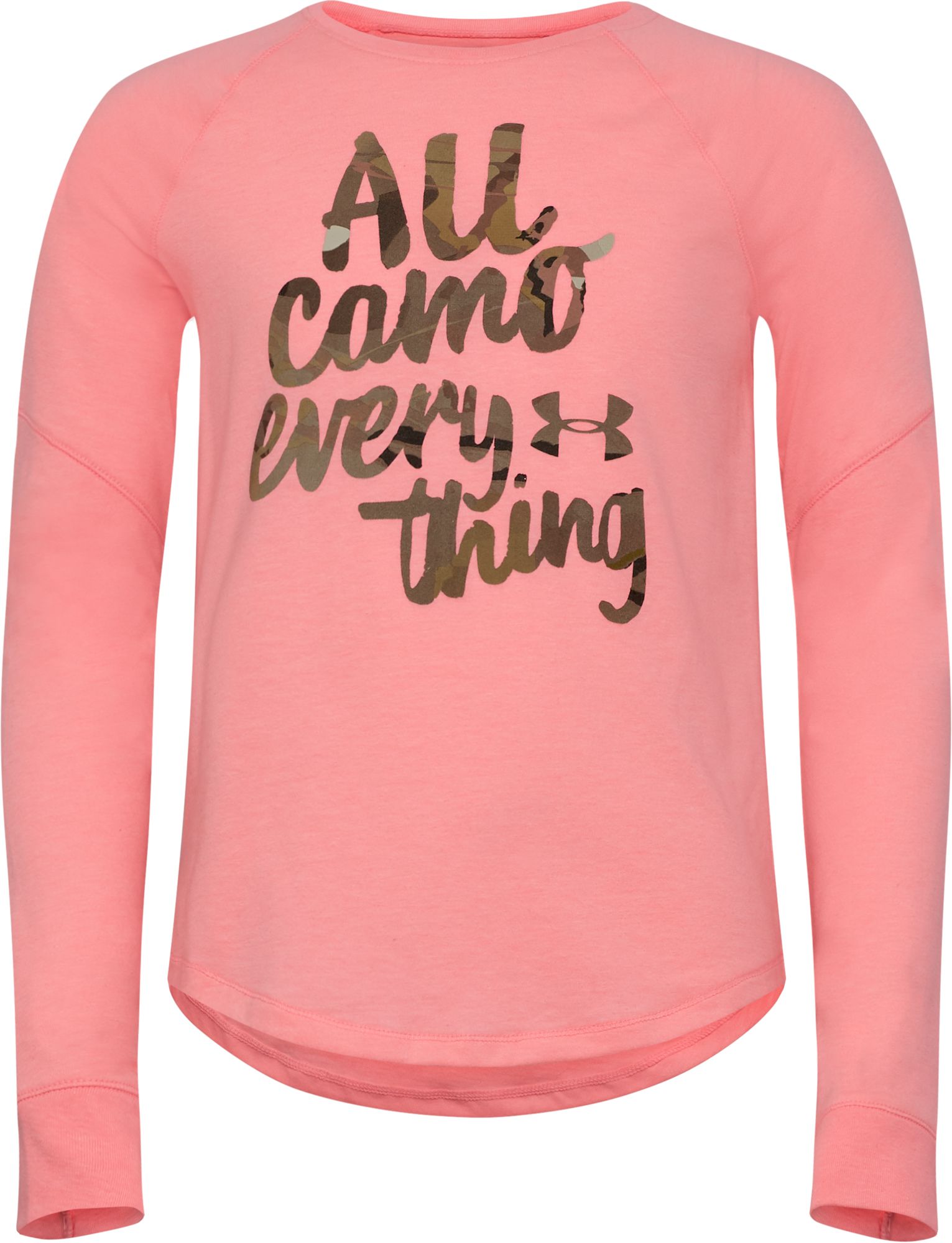 under armour pink long sleeve