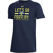 Under Armour Youth Columbia Fireflies Navy Performance T-Shirt