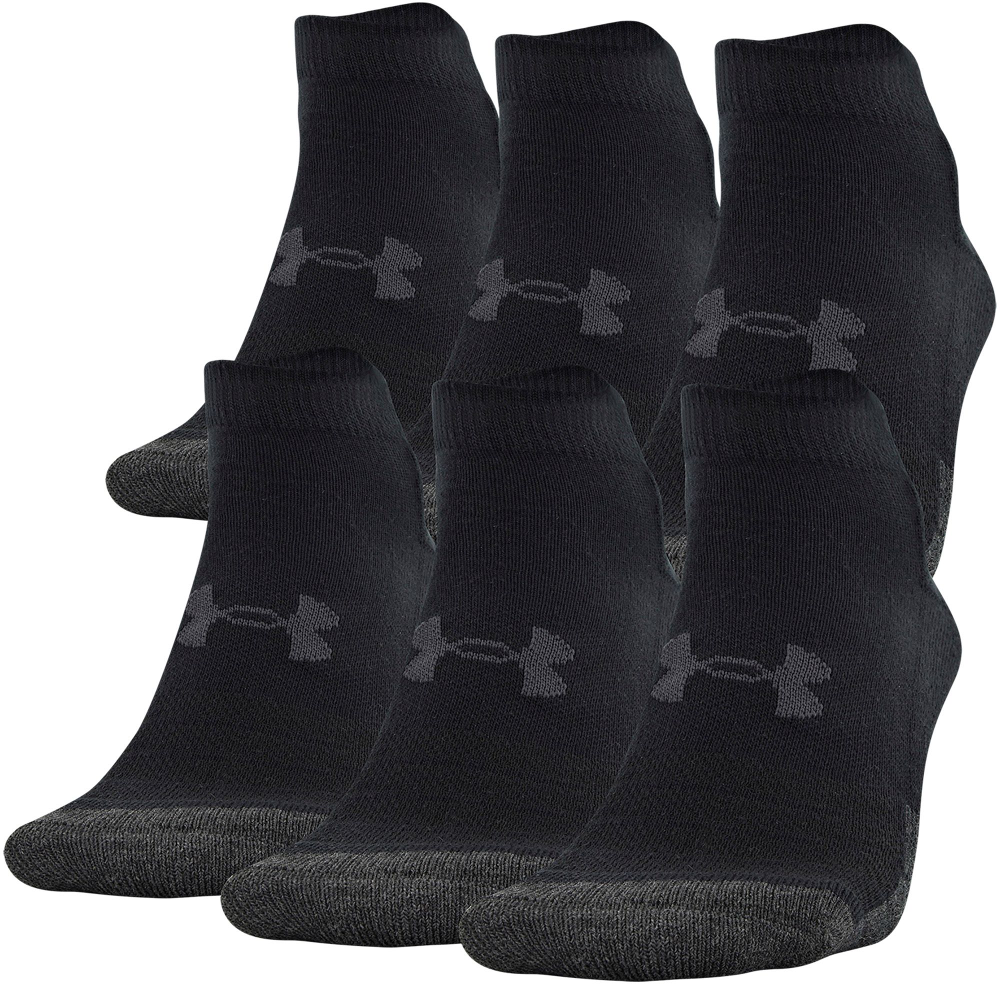 Under Armour Youth Performance Tech Low Cut Socks 6 Pack