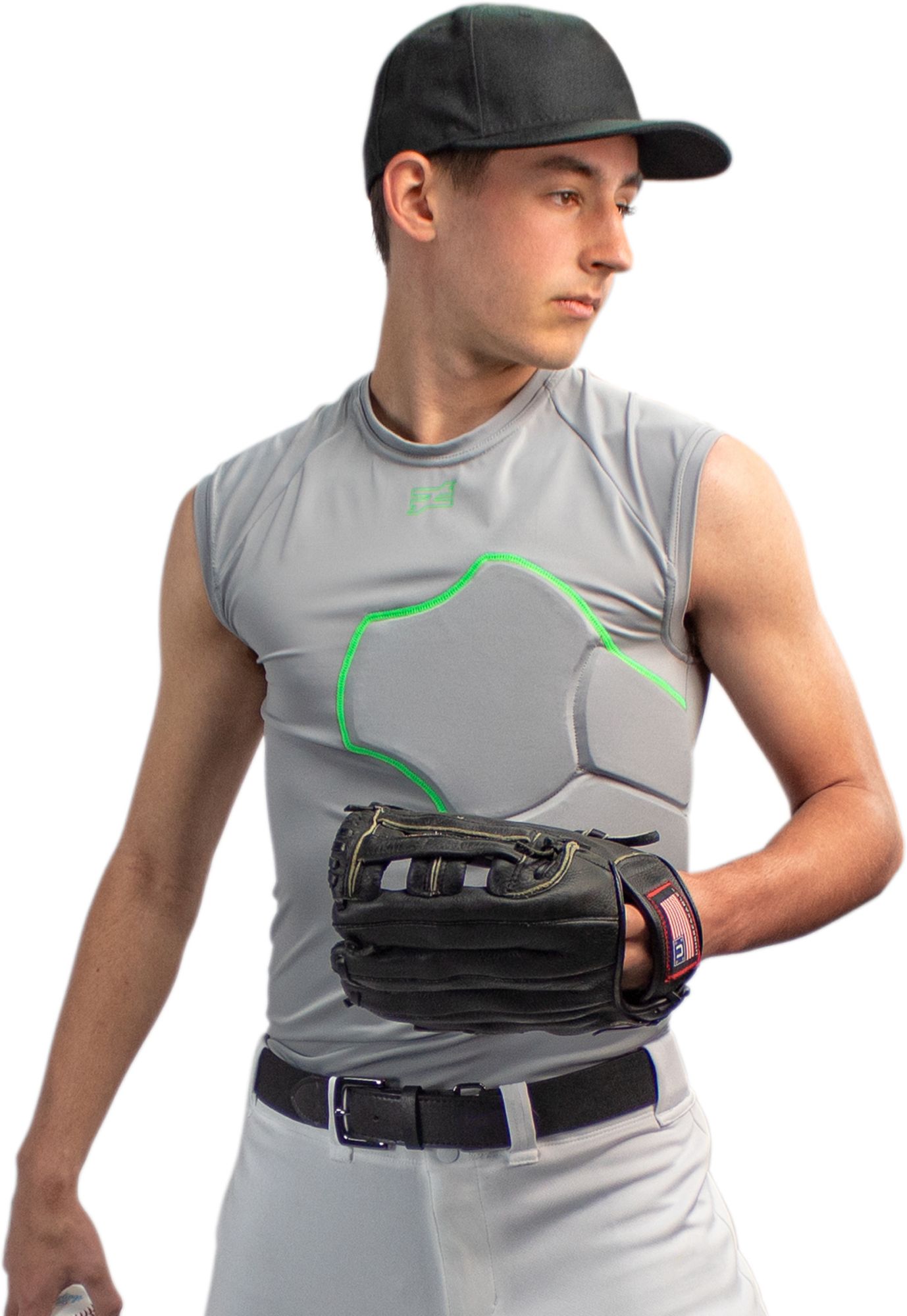 mens chest protector shirt