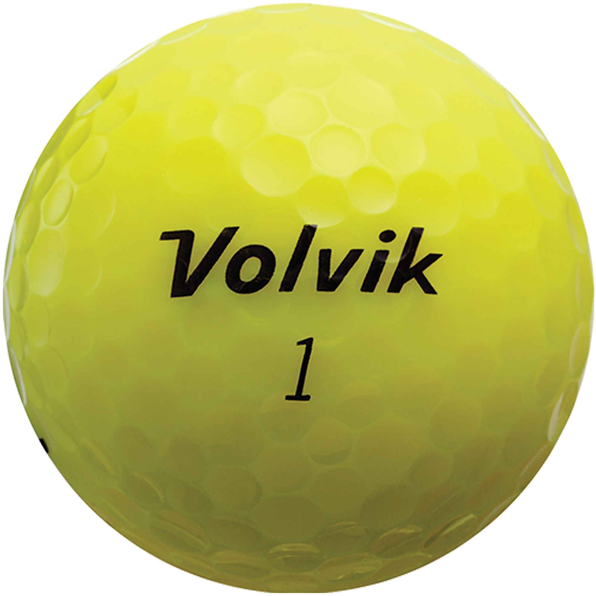 Volvik Crystal Yellow Golf Balls