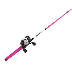 Pink or Blue Fishing Pole Combo With 6 Fish 