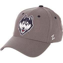 Zephyr Men's UConn Huskies Grey ZH Fitted Hat