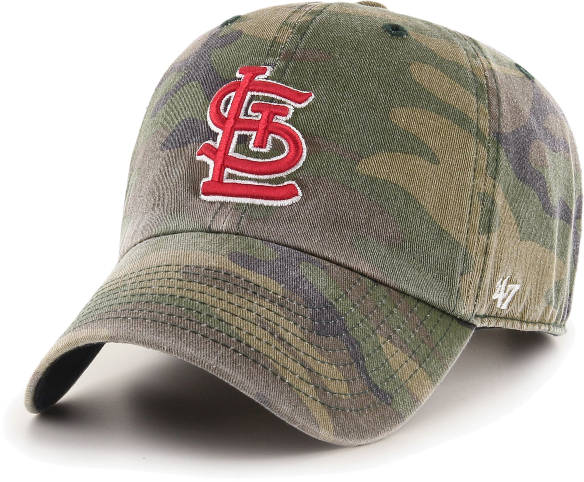 St. Louis Cardinals Camo Womens Clean Up Hat by '47 Brand
