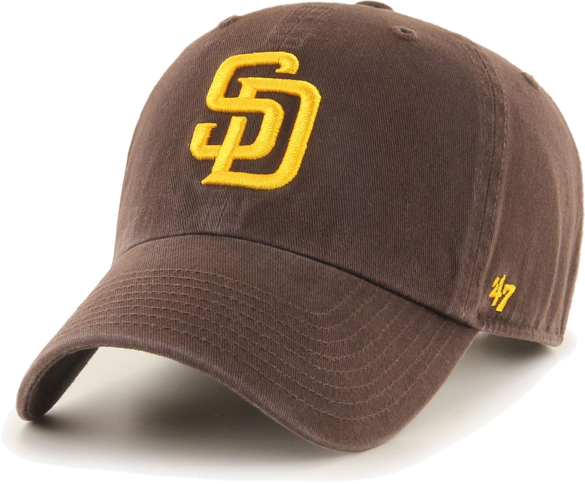 '47 Adult San Diego Padres Brown Clean Up Adjustable Hat