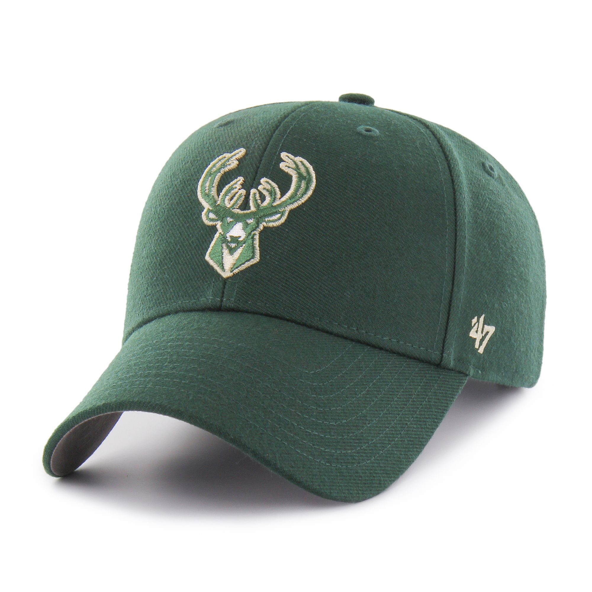 ‘47 Men's Milwaukee Bucks Green MVP Adjustable Hat