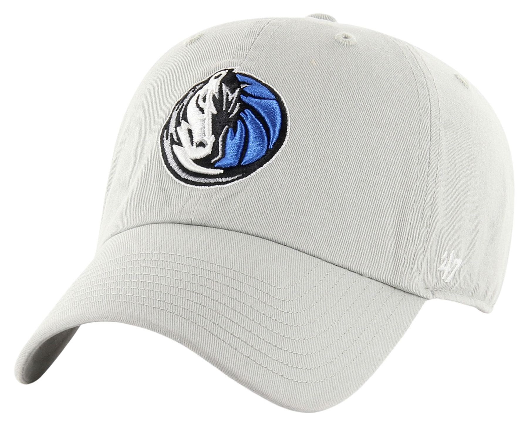‘47 Men's Dallas Mavericks Grey Clean Up Adjustable Hat