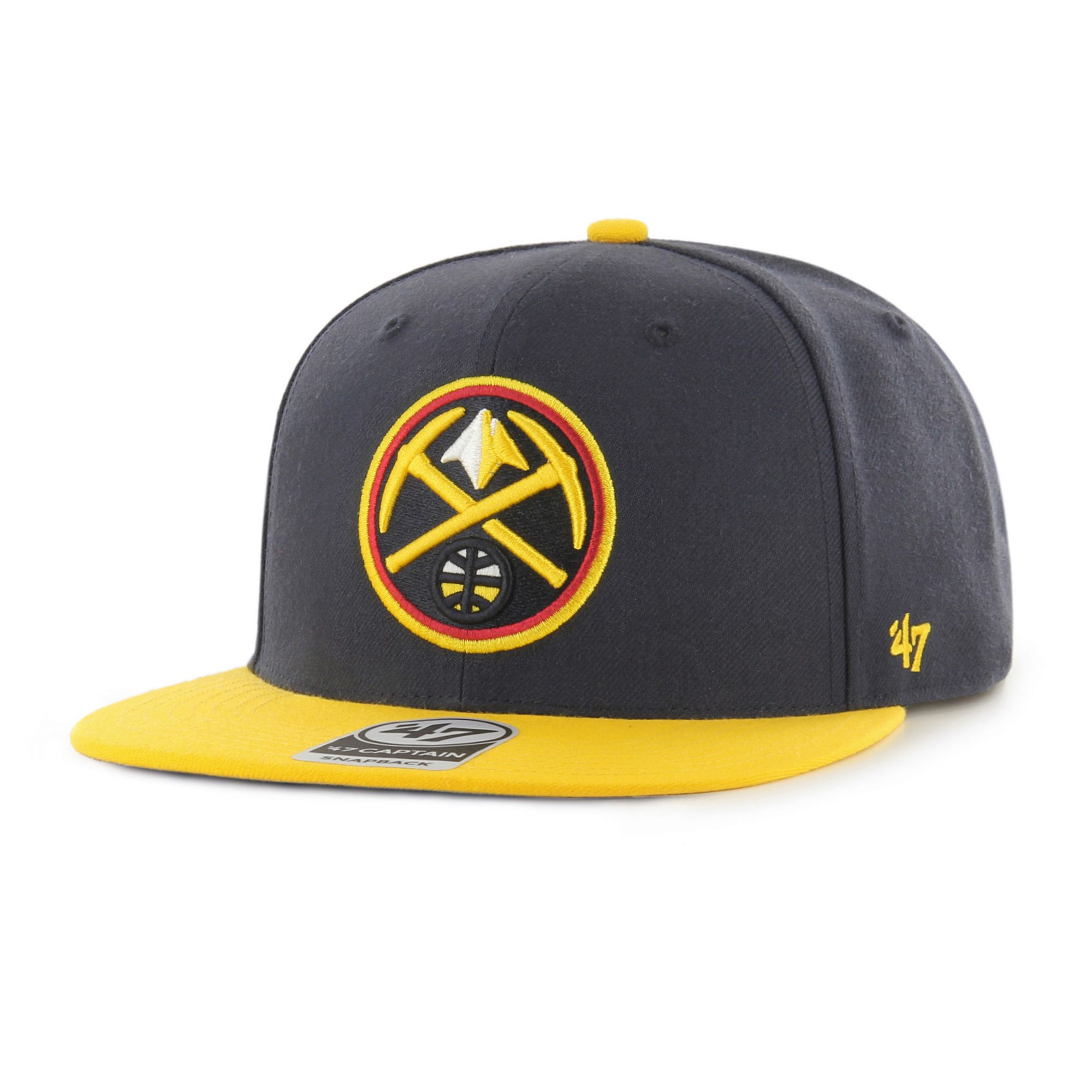 ‘47 Men's Denver Nuggets Navy Captain Adjustable Hat