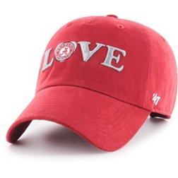 ‘47 Women's Alabama Crimson Tide Crimson Love Script Clean Up Adjustable Hat