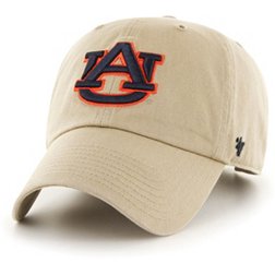 ‘47 Men's Auburn Tigers Khaki Clean Up Adjustable Hat