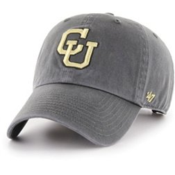 ‘47 Men's Colorado Buffaloes Grey Clean Up Adjustable Hat