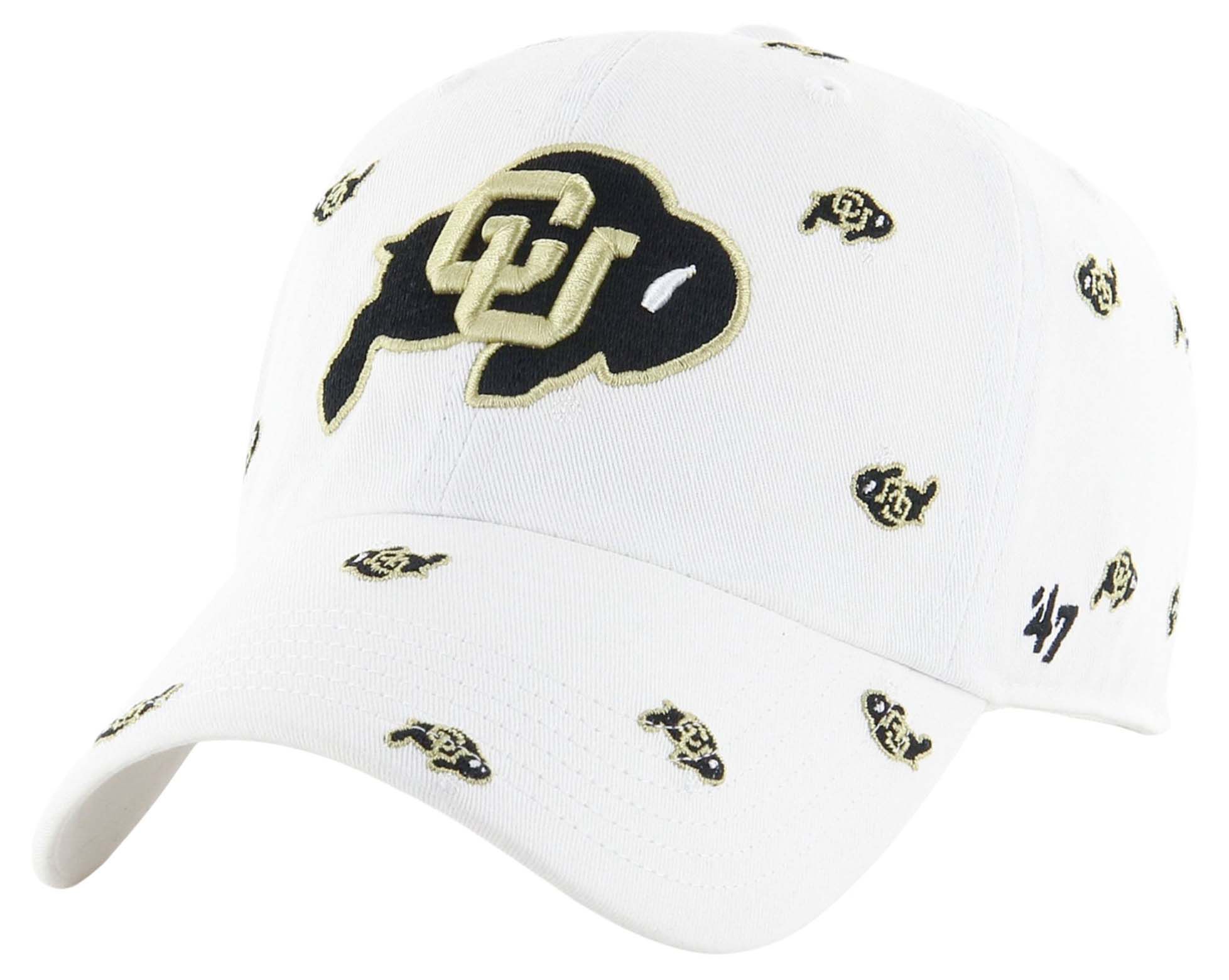 '47 Women's Colorado Buffaloes Confetti Adjustable White Hat