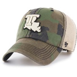 ‘47 Men's Louisiana Tech Bulldogs Camo Burnett Clean Up Adjustable Hat